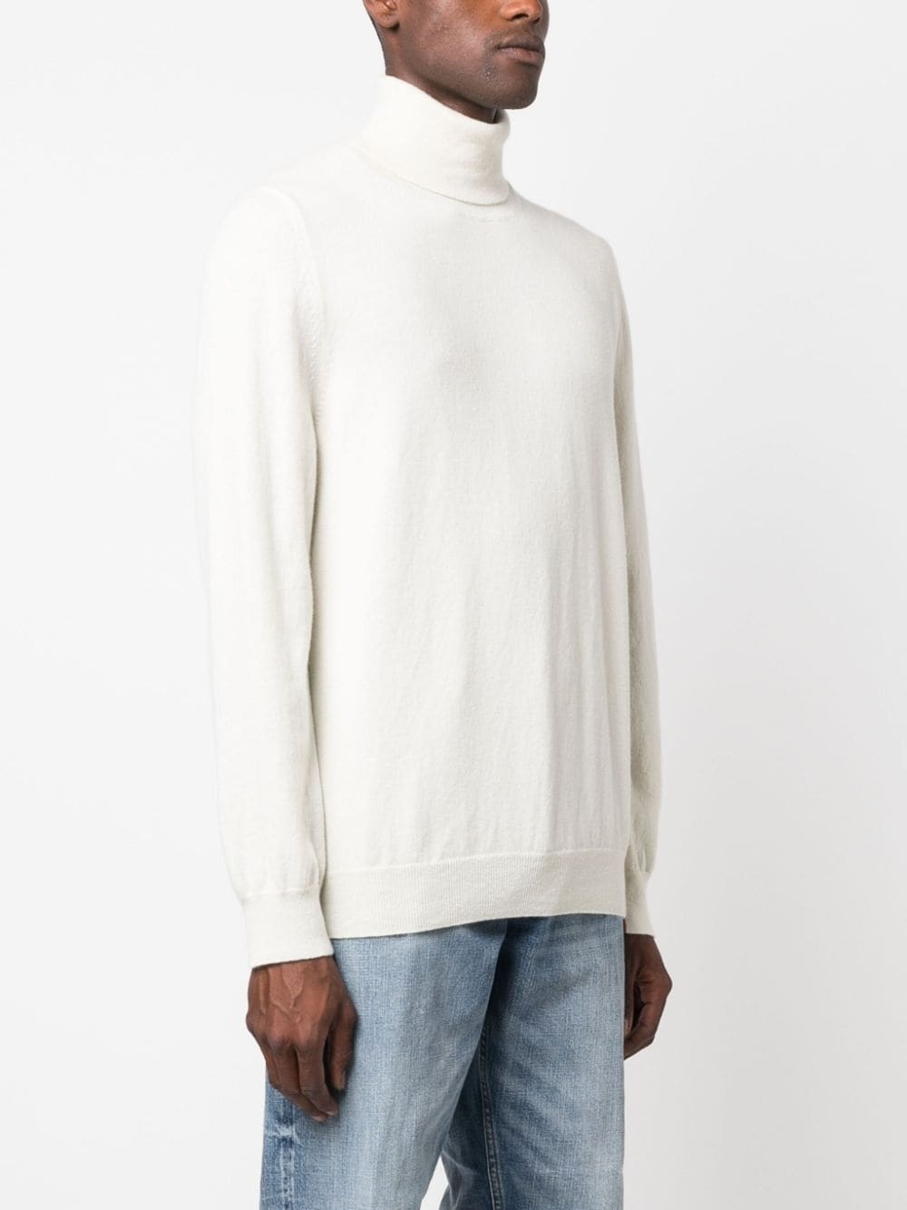 roll-neck cashmere jumper - 3
