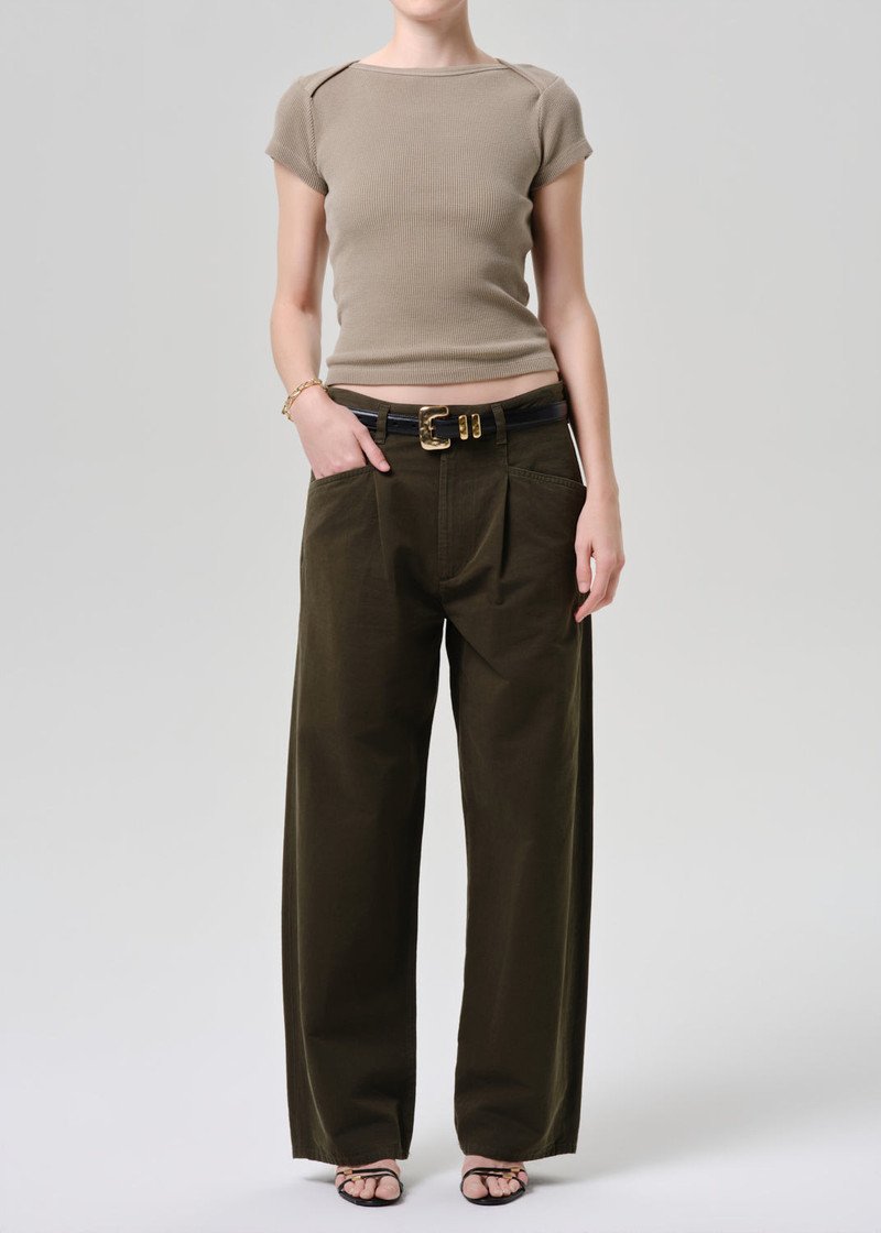 Velha Trouser In Moss - 1