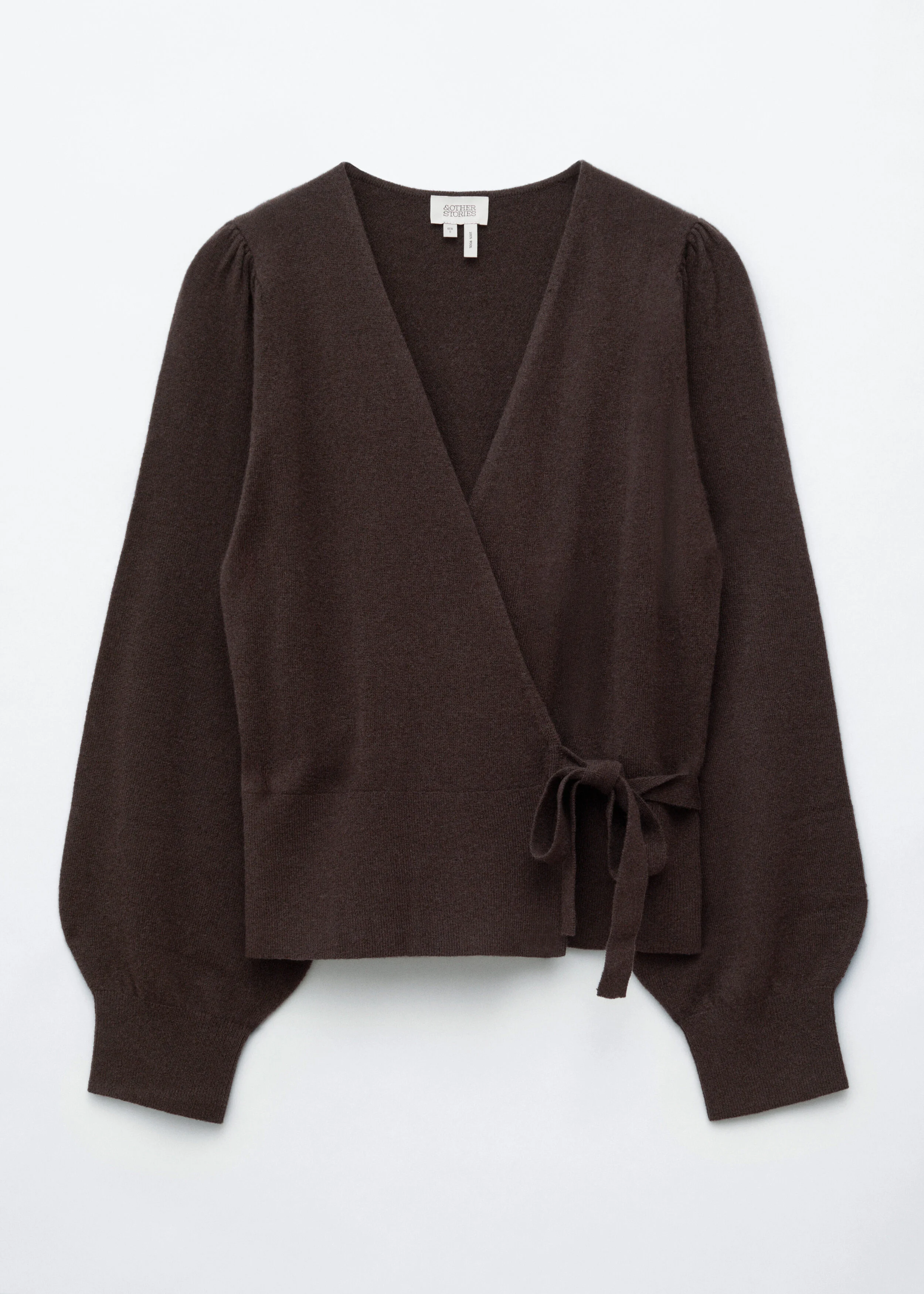 Merino Wrap Cardigan - 1