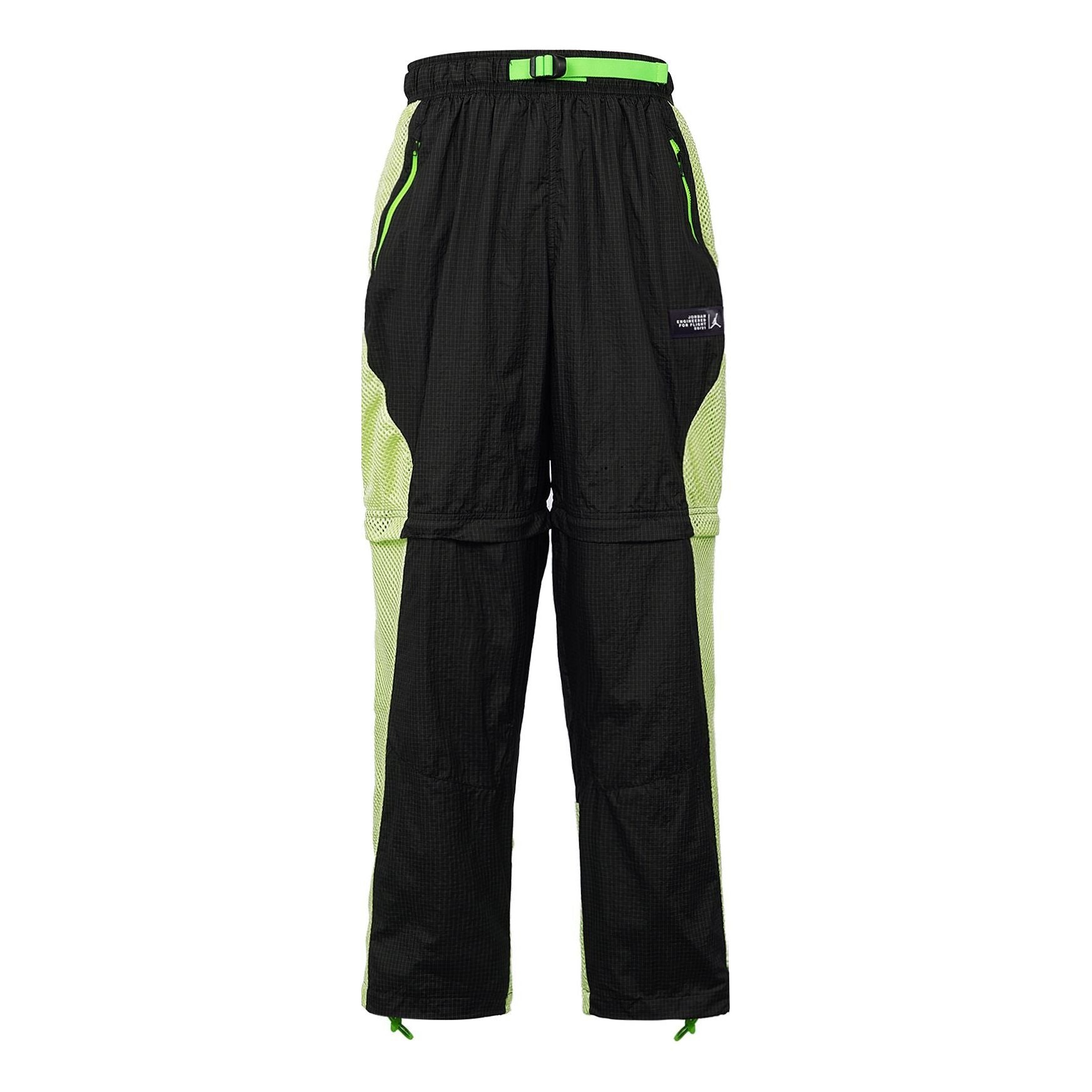 Air Jordan 23 Engineered Splicing Mesh Breathable Detachable Sports Pants Black DA5621-010 - 1