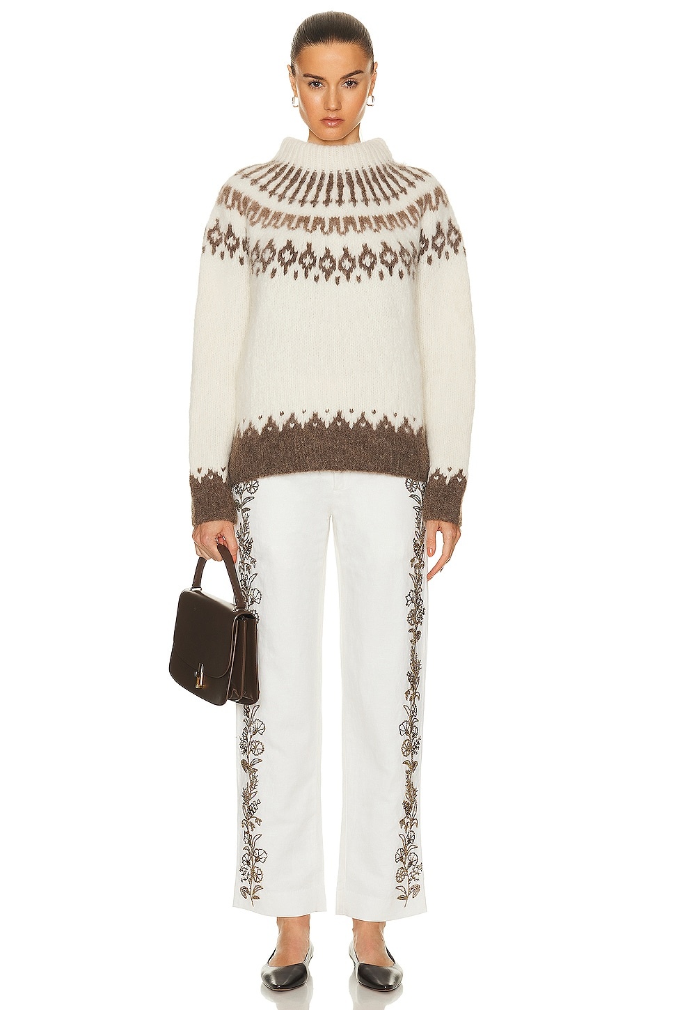 Beaded Wheat Flower Trouser - 4