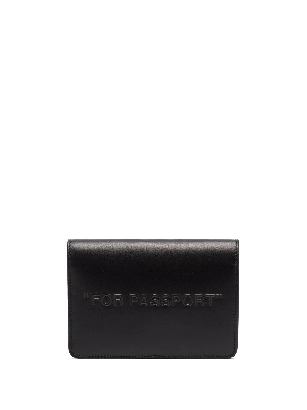 debossed-quote passport holder - 1