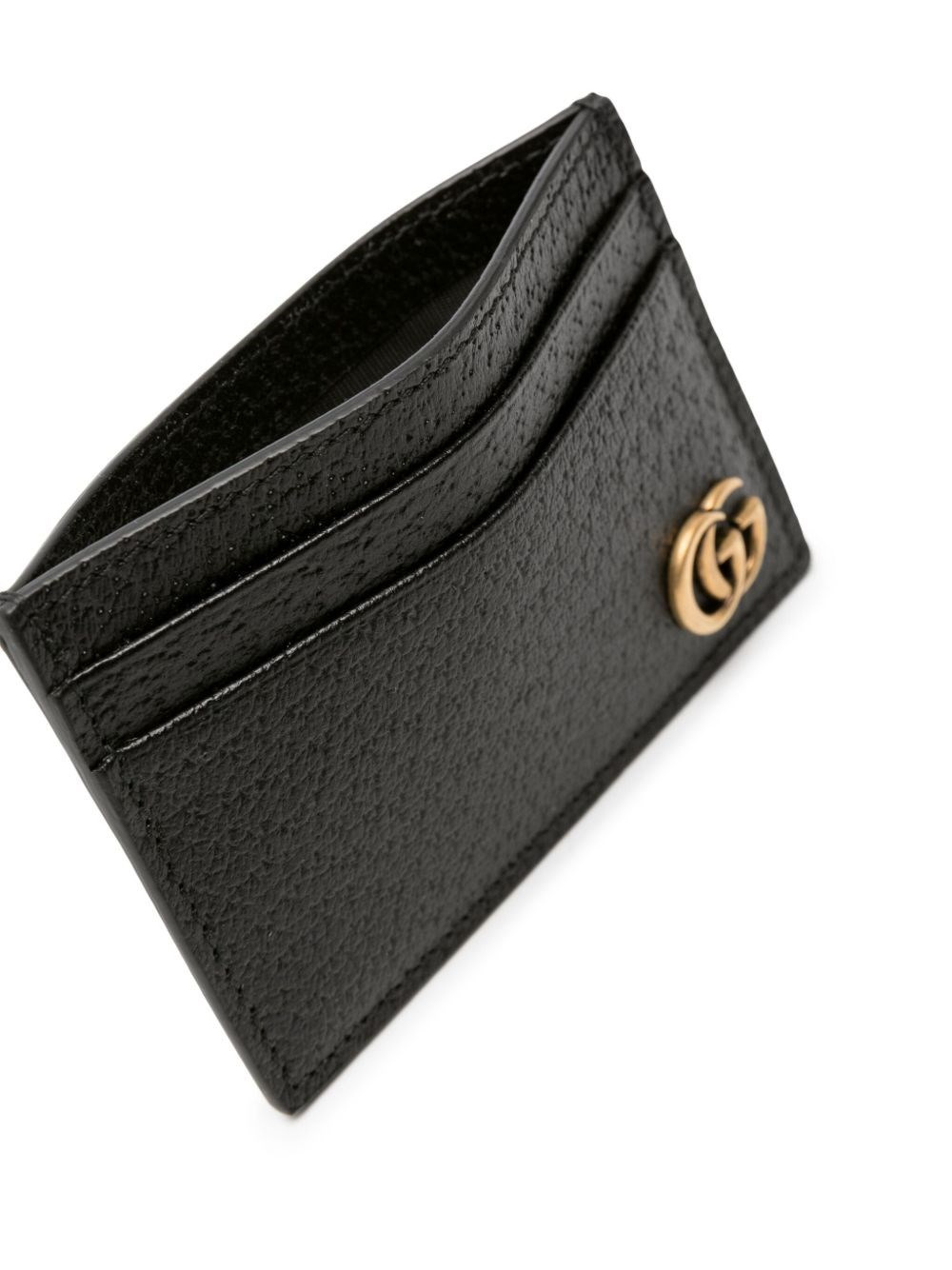 Leather cardholder with logo - 4