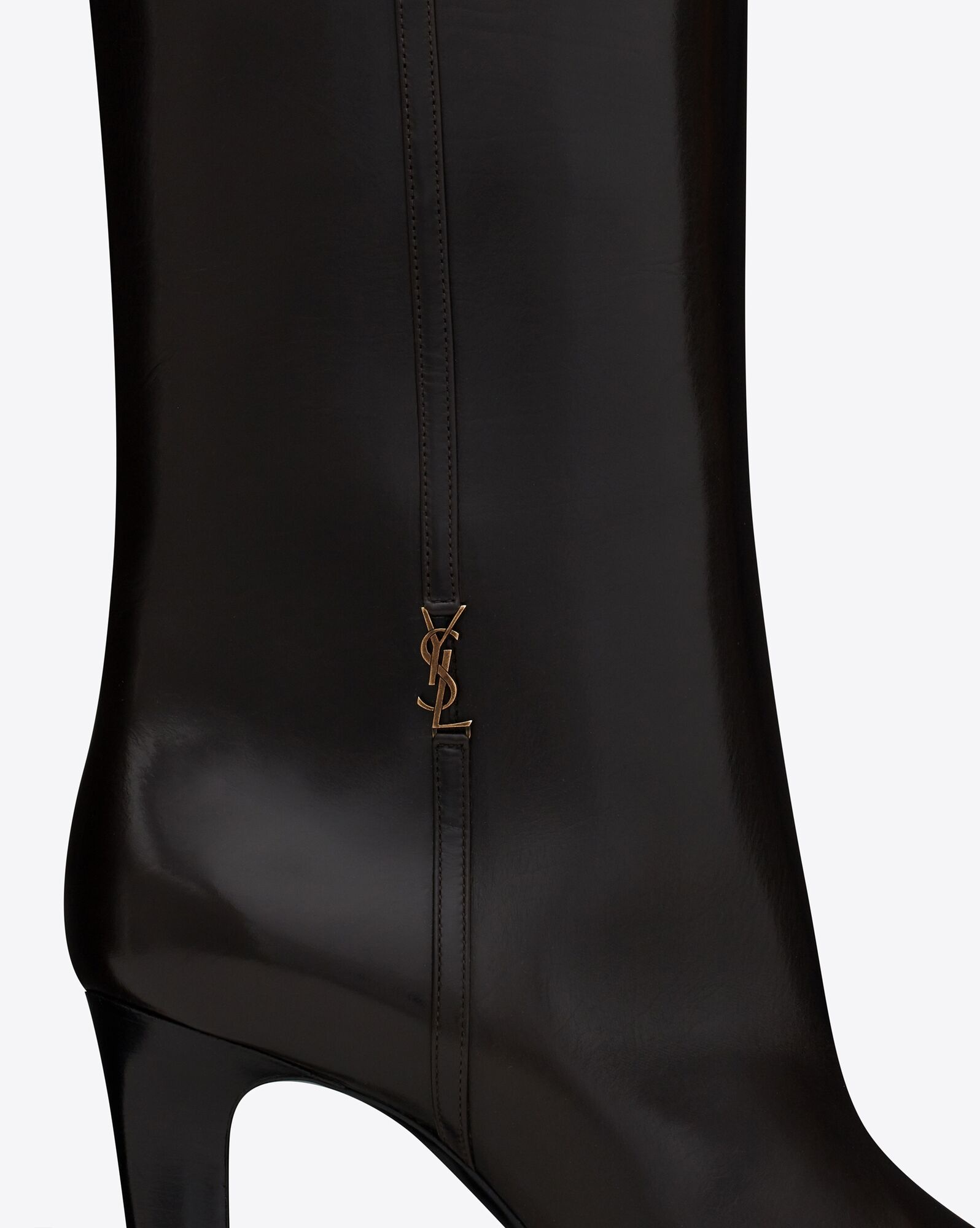 jane monogram boots in smooth leather - 10