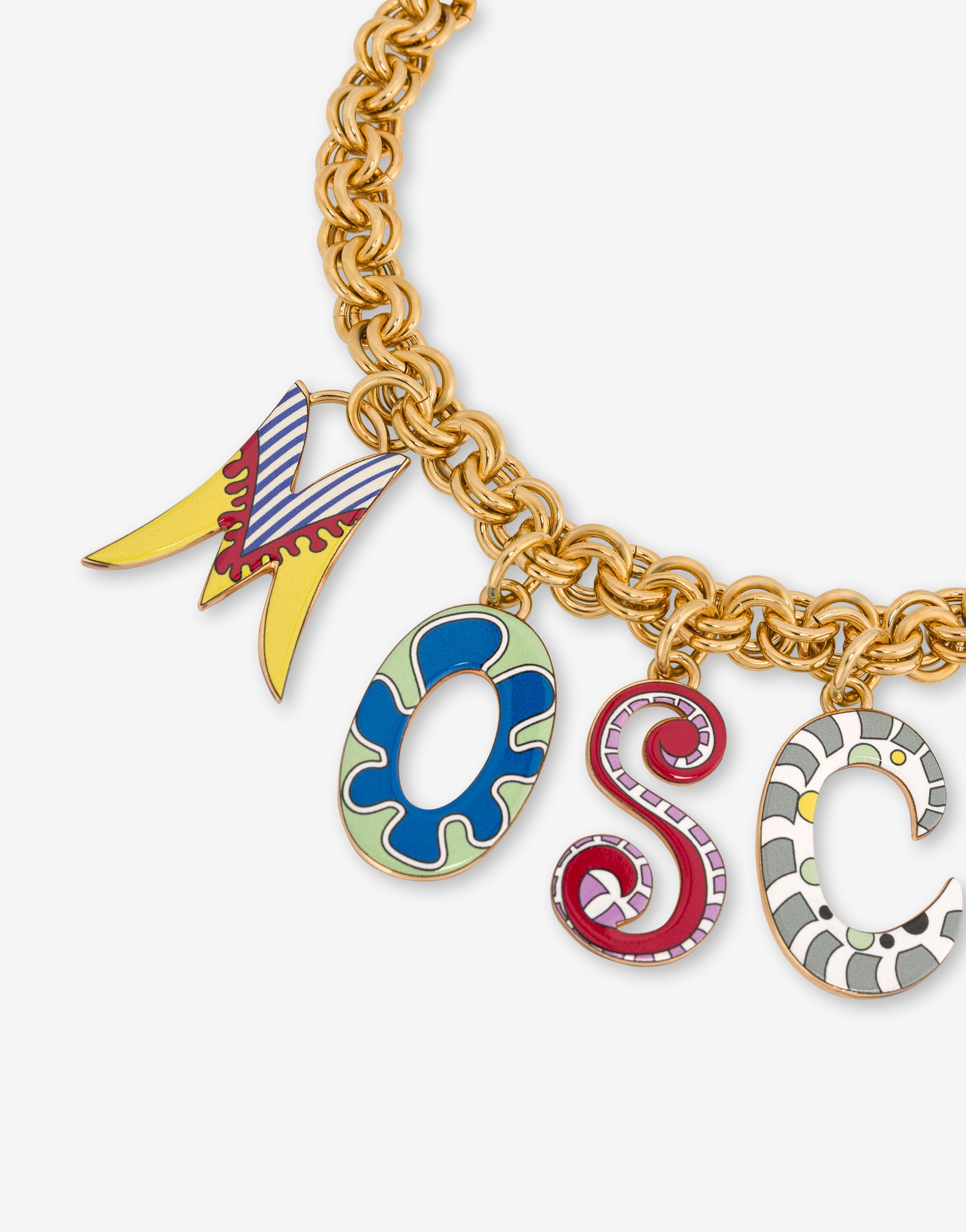 '60S LETTERING CHOKER NECKLACE - 2