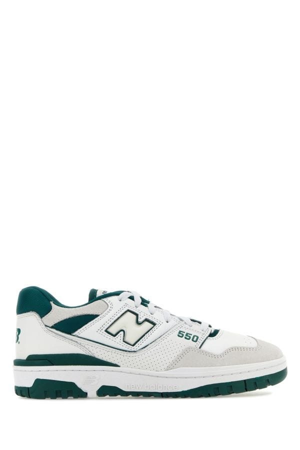 スニーカー NEW BALANCE Two-Tones Leather And Fabric 550 Sneakers New Balance Two-tones leather and fabric 550 sneakers