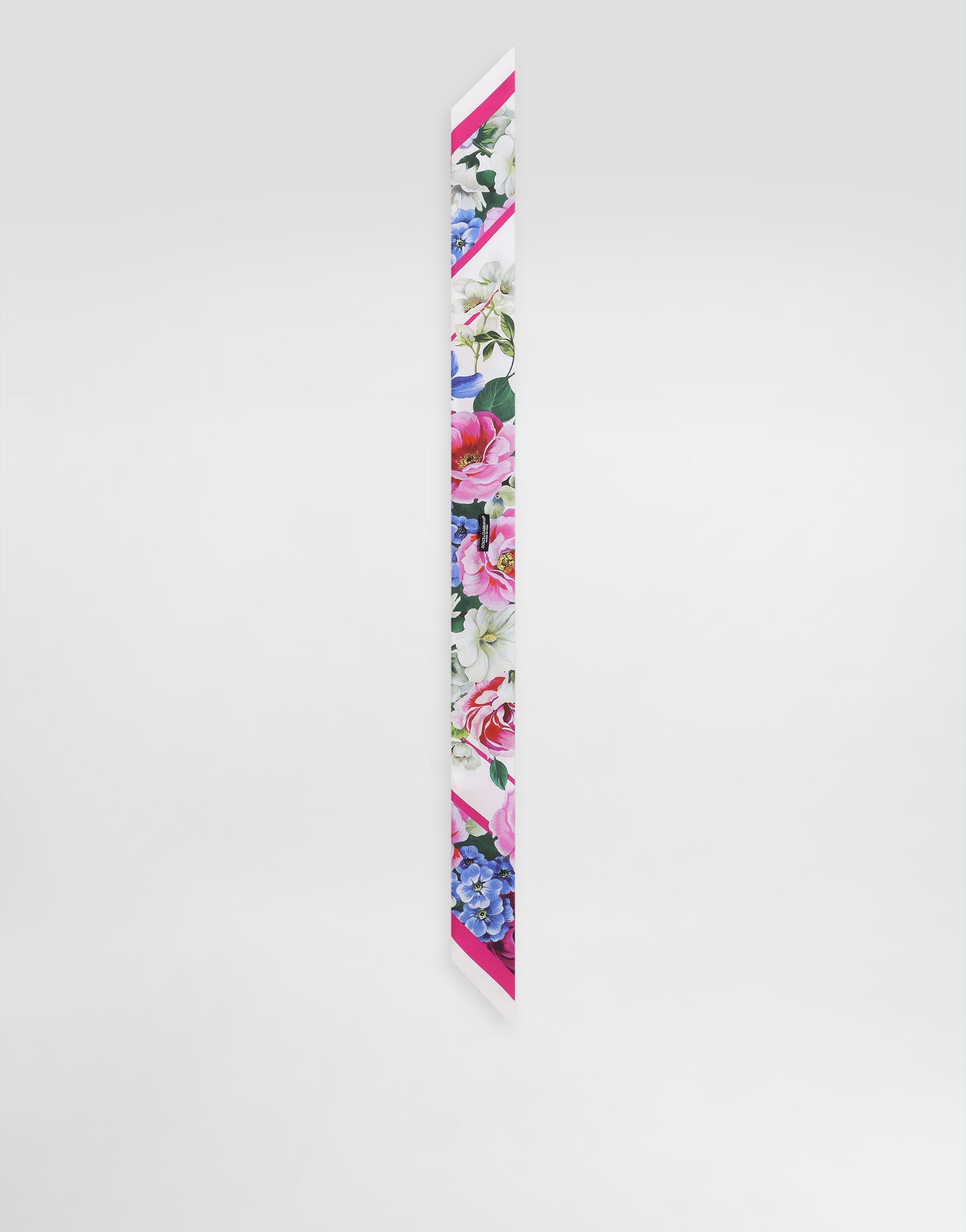 Floral-print twill headscarf (6x100) - 2