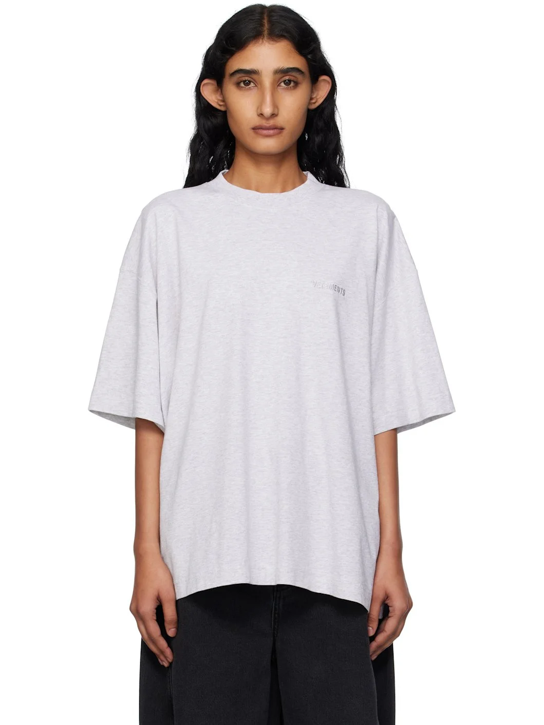 Gray Logo Regular T-shirt - 1