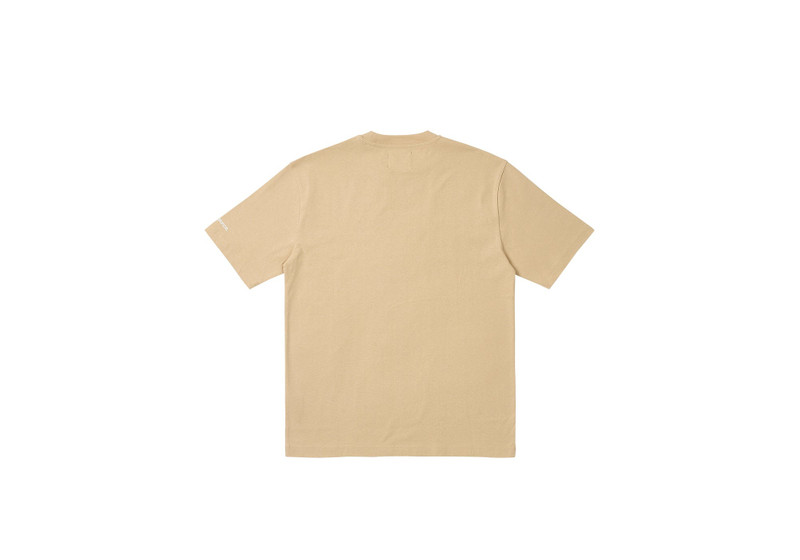 PALACE PALACE NEW BALANCE LOGO T-SHIRT TAN outlook