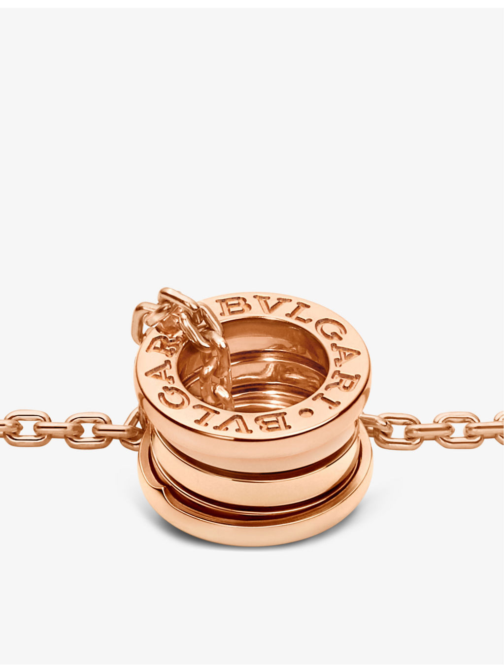 B.zero1 18ct rose-gold pendant necklace - 3
