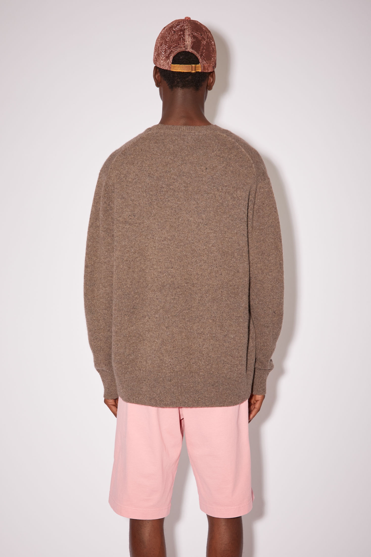 V-neck sweater - Dusty brown - 3