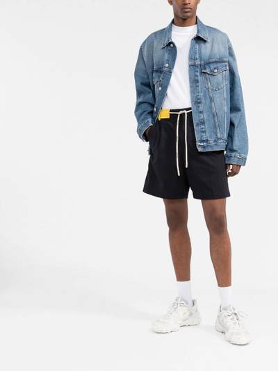 Palm Angels drawstring tailored shorts outlook