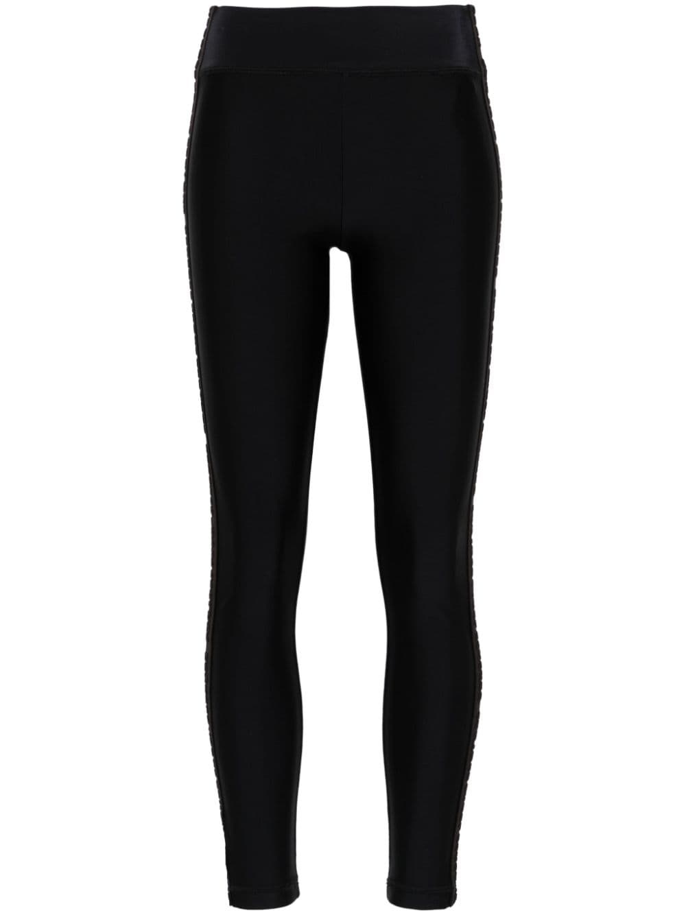 logo-trim leggings - 1