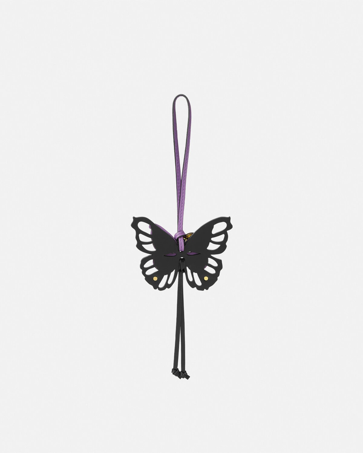 Butterfly Leather Charm - 3