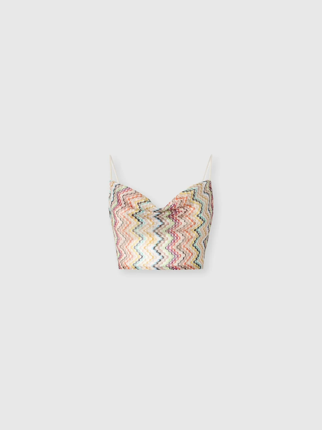 Printed scarf-style top - 1