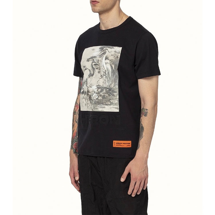 Heron Preston Heron Birds Short-Sleeve T-Shirt 'Black/Multi' HMAA011S209140221088 - 6