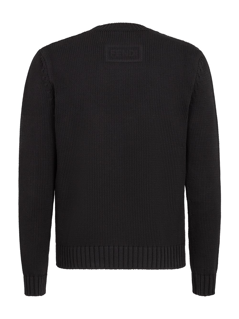 embossed logo crew-neck jumper - 2