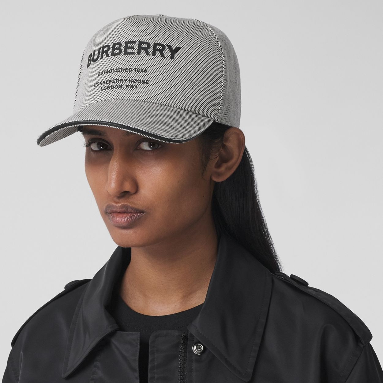 Horseferry Print Cotton Canvas Cap - 3
