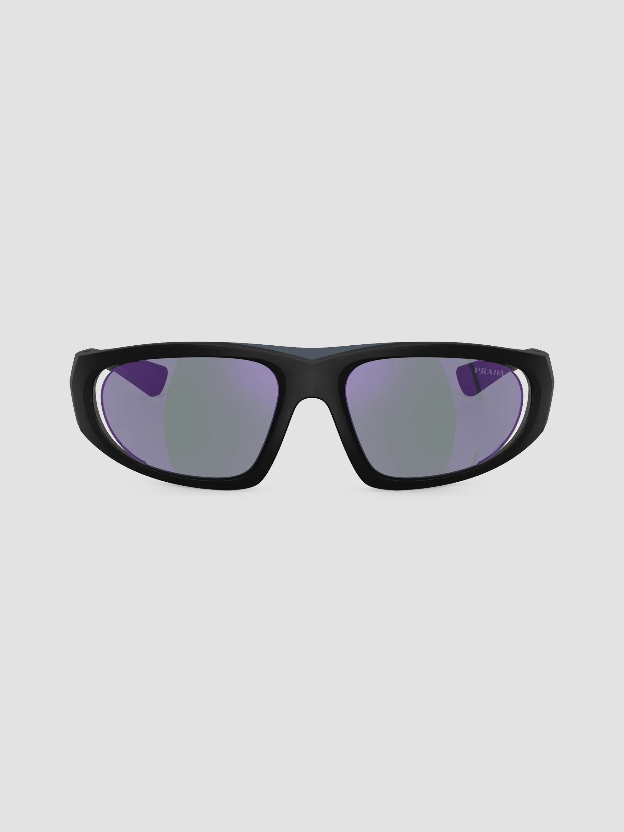 Men's Linea Rossa 57MM Wraparound Sunglasses - Matte Black - 1