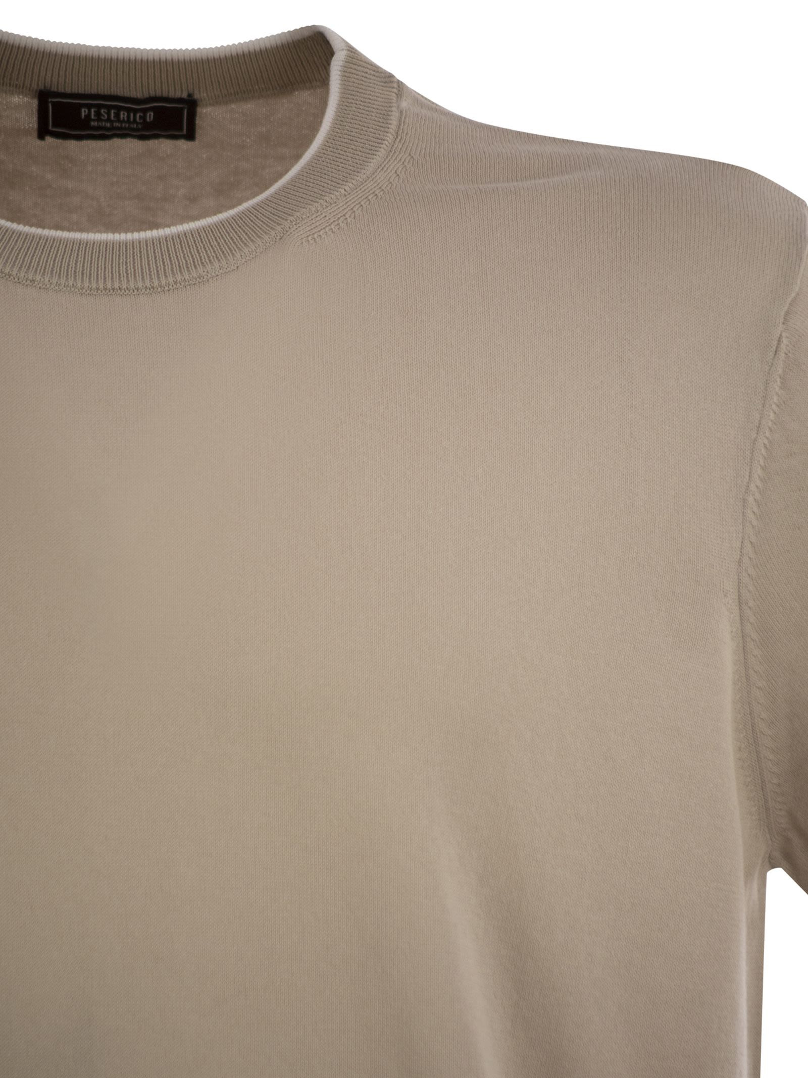 Peserico - Peserico Men T-Shirt In Pure Cotton Yarn - 4