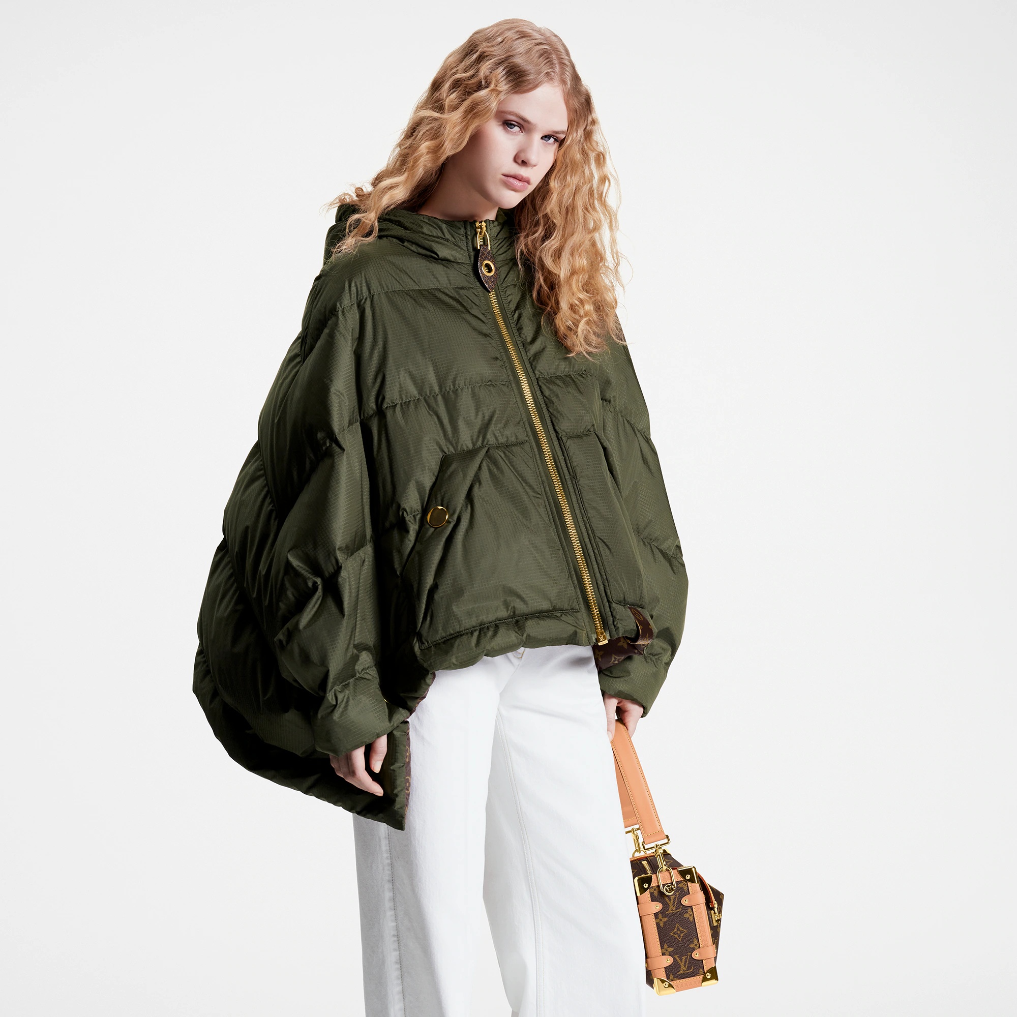 Padded Puffer Cape - 5