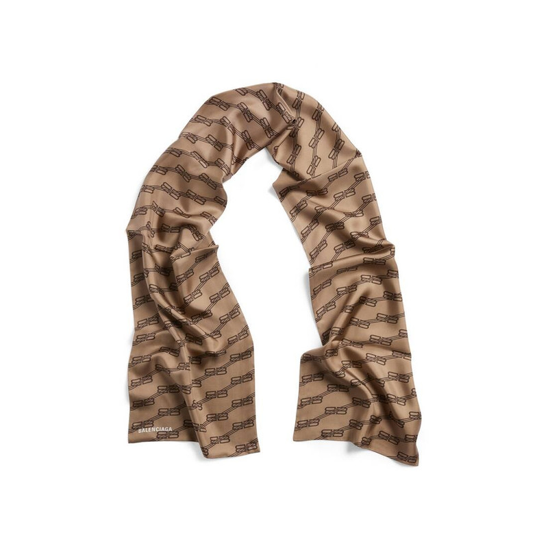 Women's Bb Monogram Long Stola in Beige 1