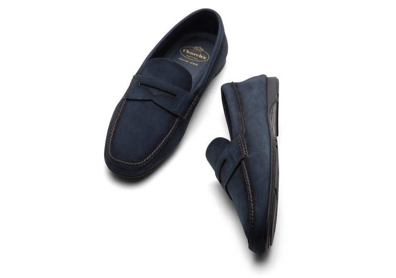 Church's Silverstone
Nubuck Loafer Blue outlook