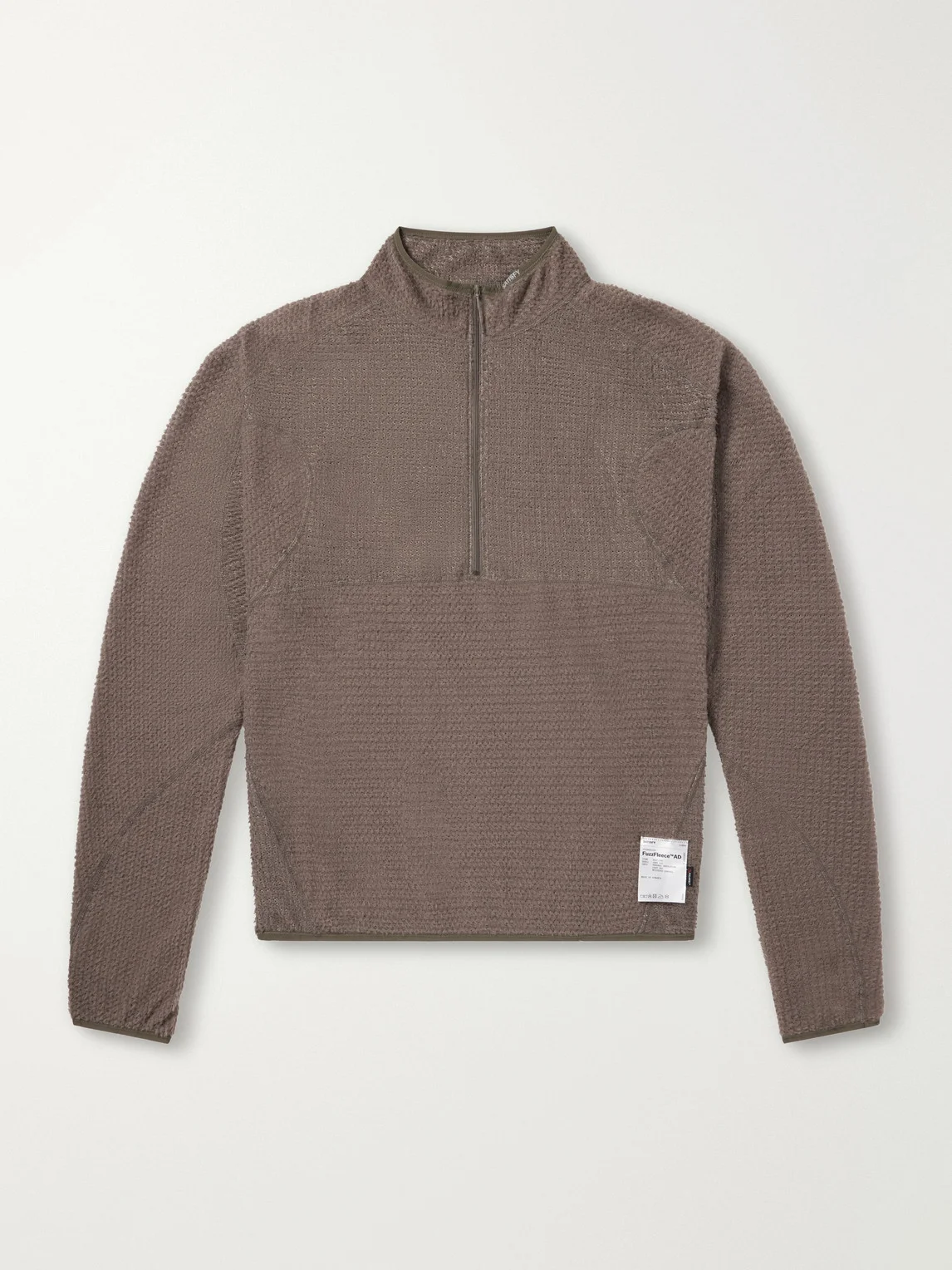 Logo-Print FuzzFleece™ Half‑Zip Running Top - 1