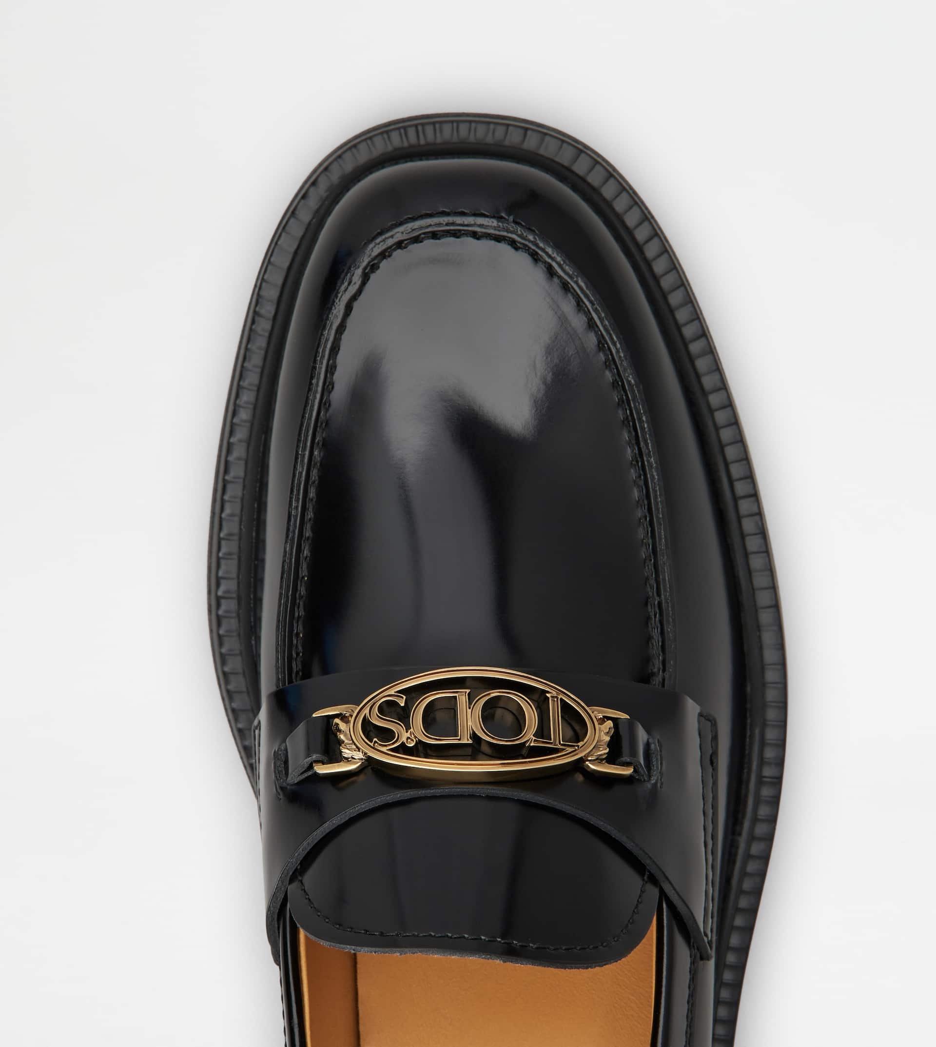 LOAFERS IN LEATHER - BLACK - 4