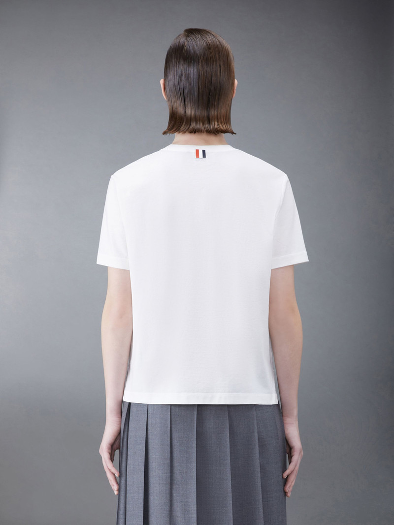 Thom Browne Cotton Crepe Jersey Pocket Tee outlook