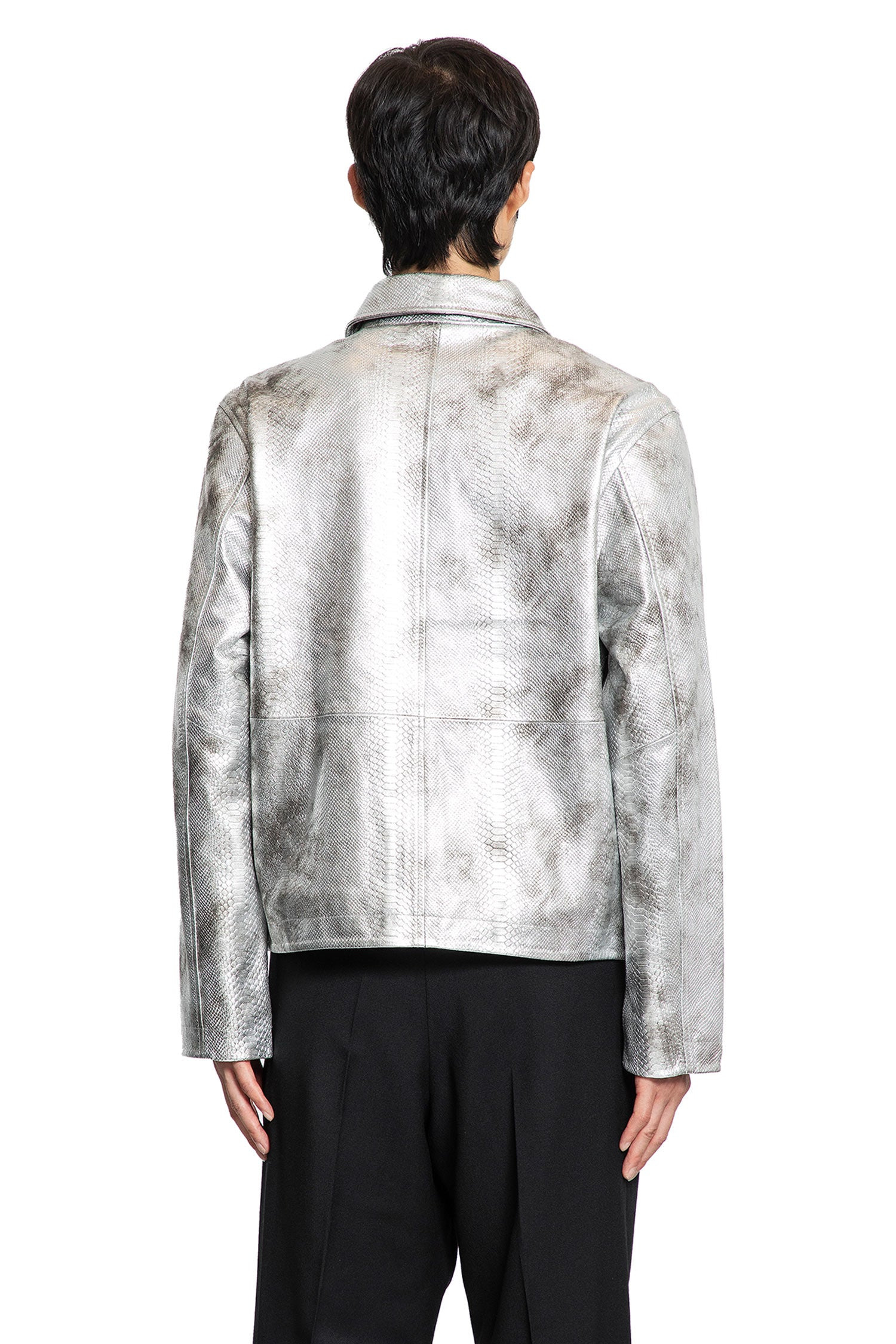 Snake-Print-Leather-Jacket - 3