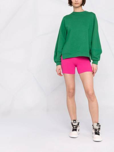 JACQUEMUS fine-ribbed knitted cycling shorts outlook