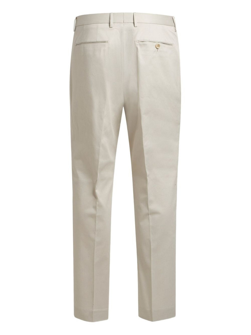 Etro pleated cotton trousers outlook
