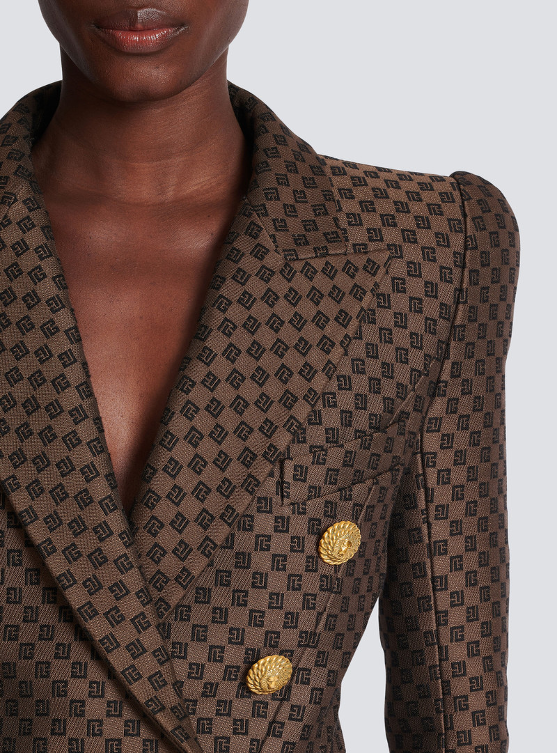 Mini monogram jacquard jacket 8