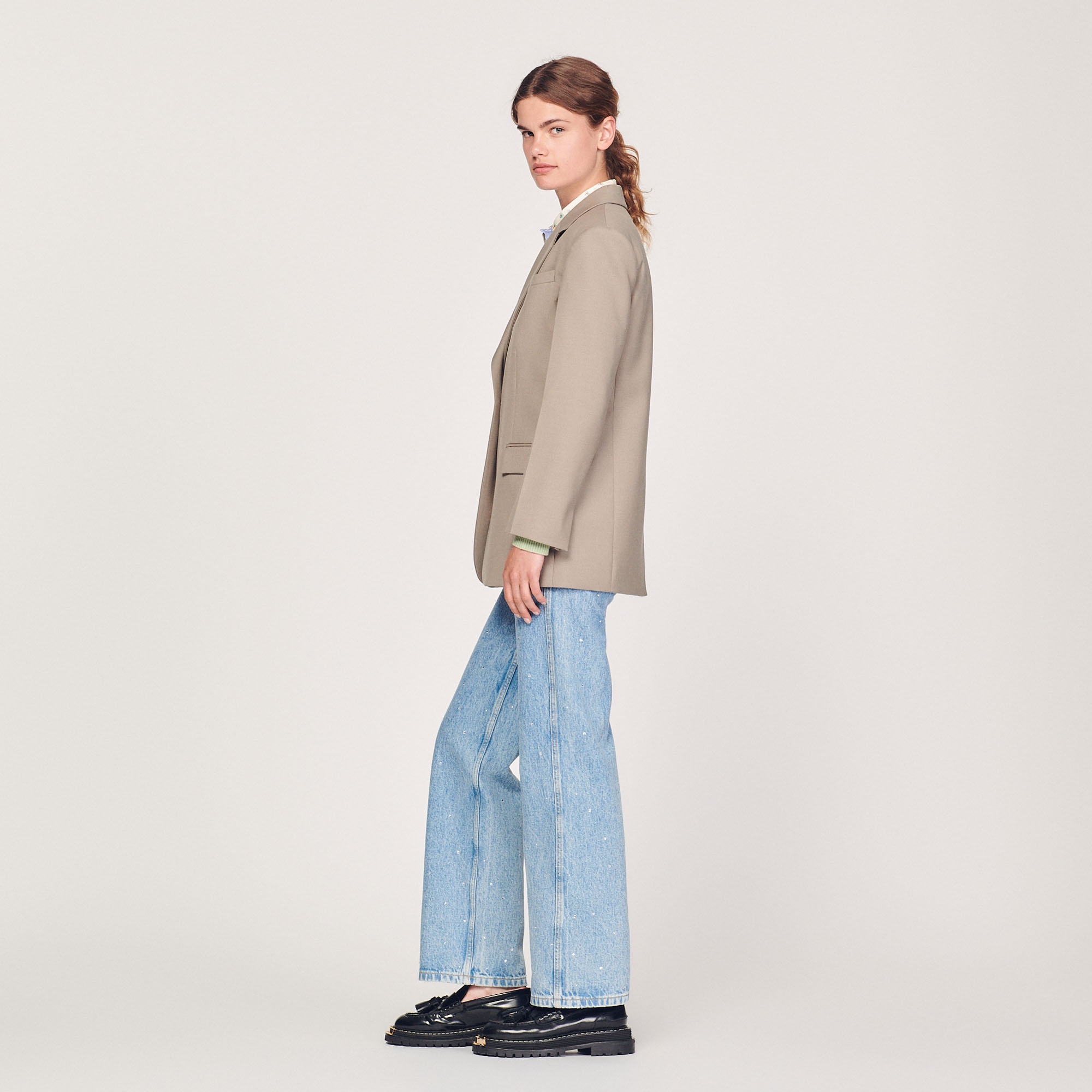 Tailored jacket with pockets - 7