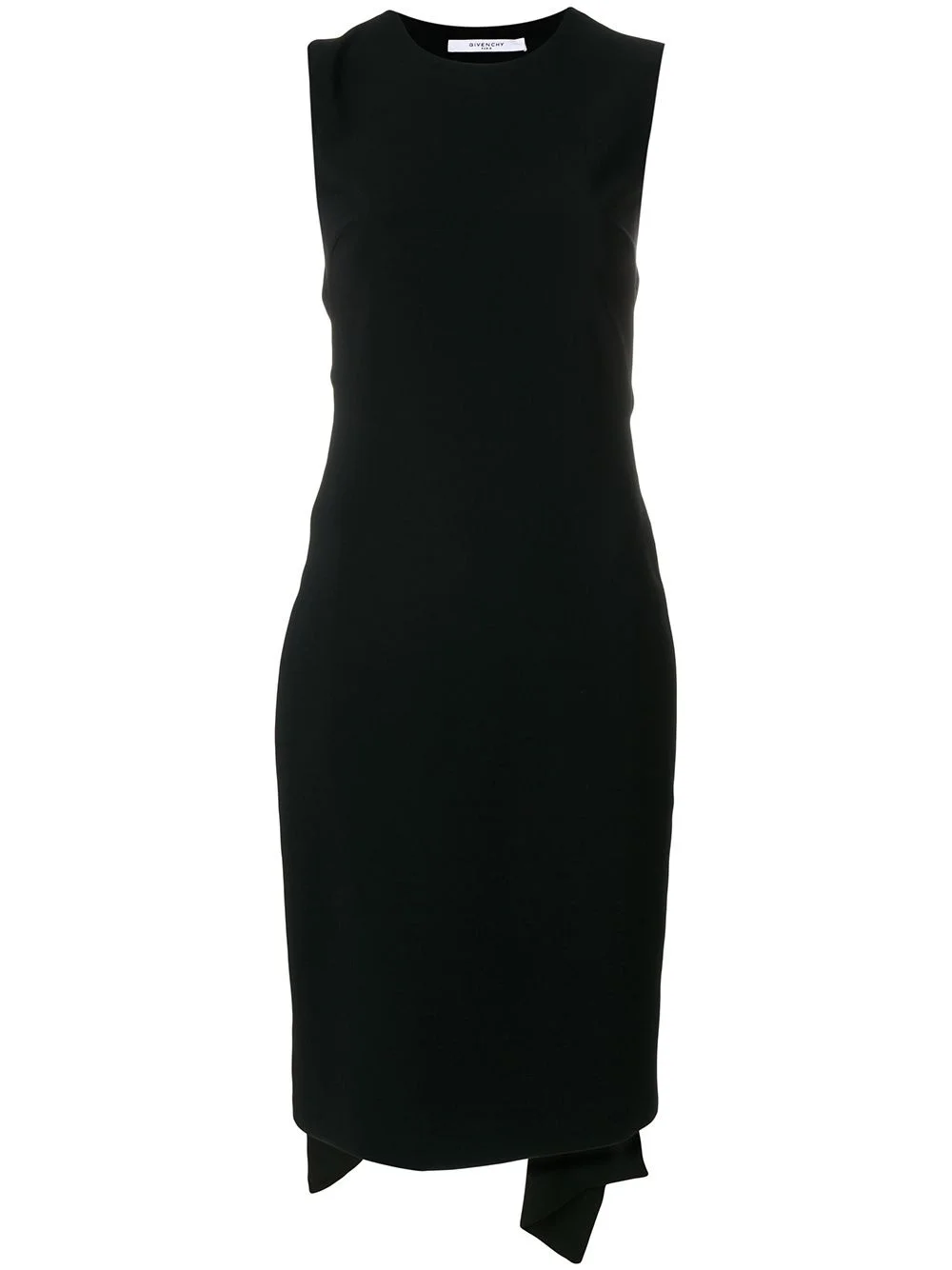 open back tie waist dress - 1