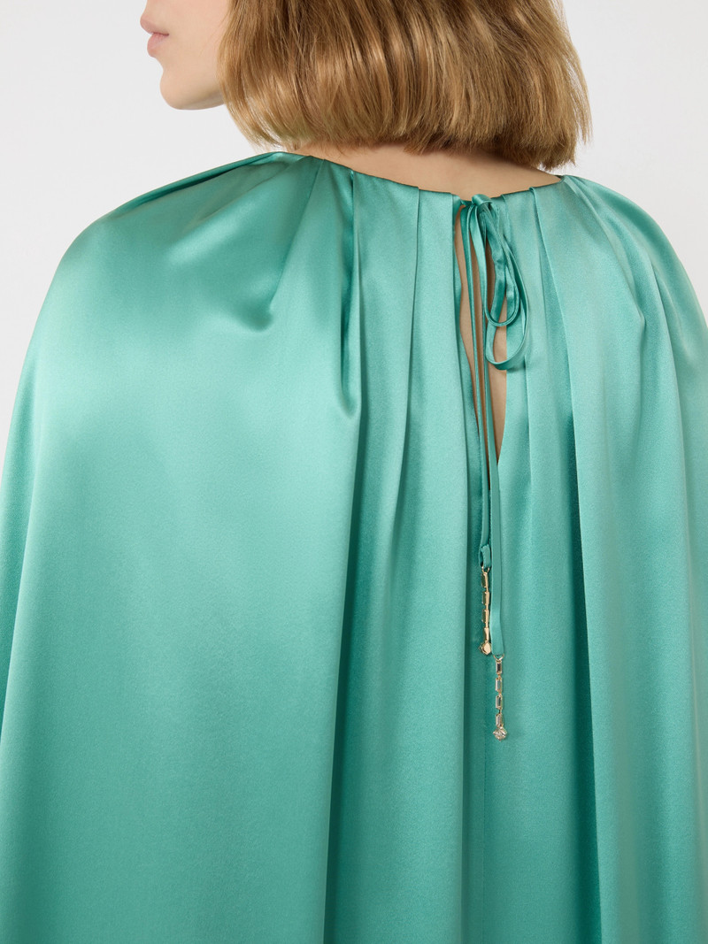 BAUTTA Heavy silk satin dress - WATER 5