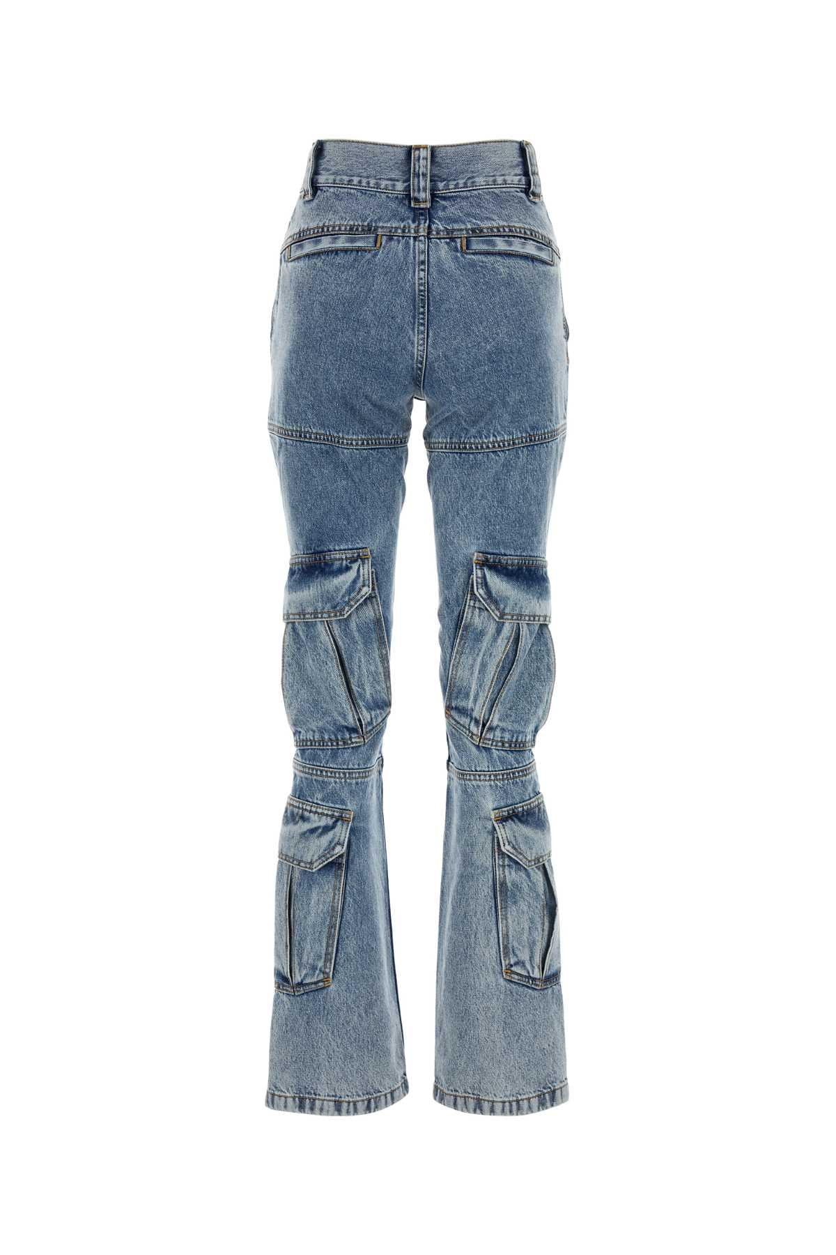 Givenchy Women Denim Cargo Jeans - 2