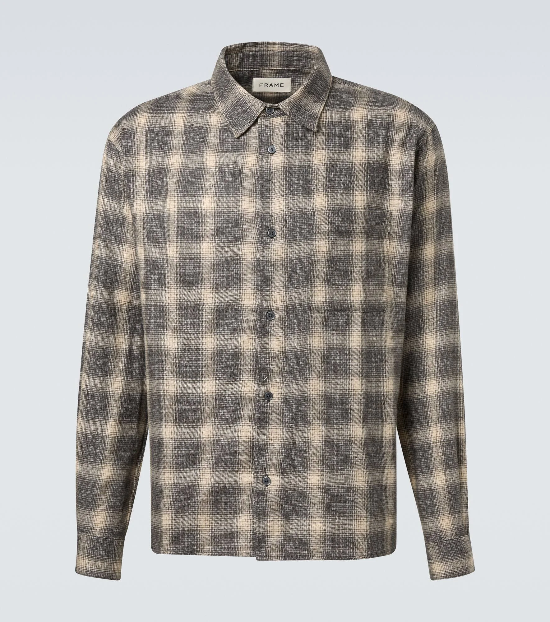 Plaid cotton shirt - 1