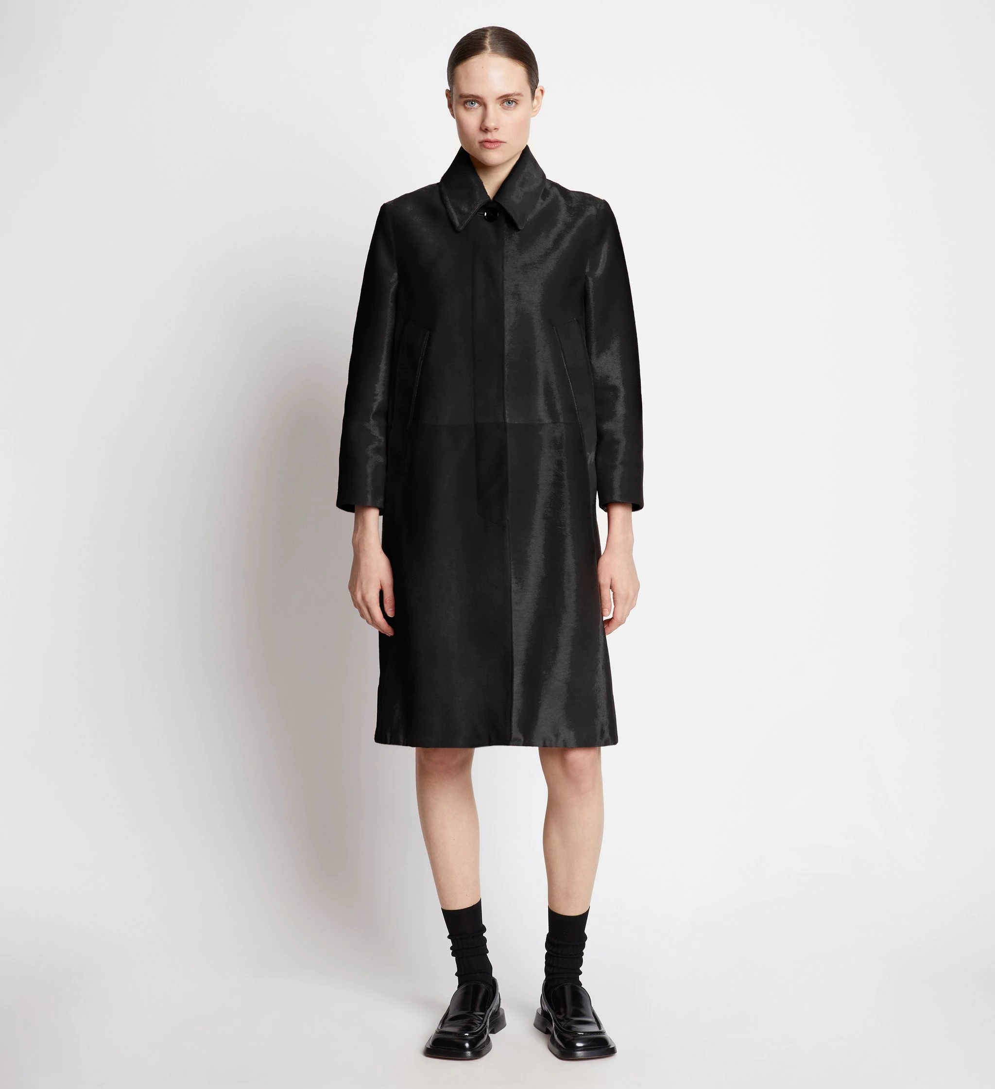 Solid Haircalf Coat - 2