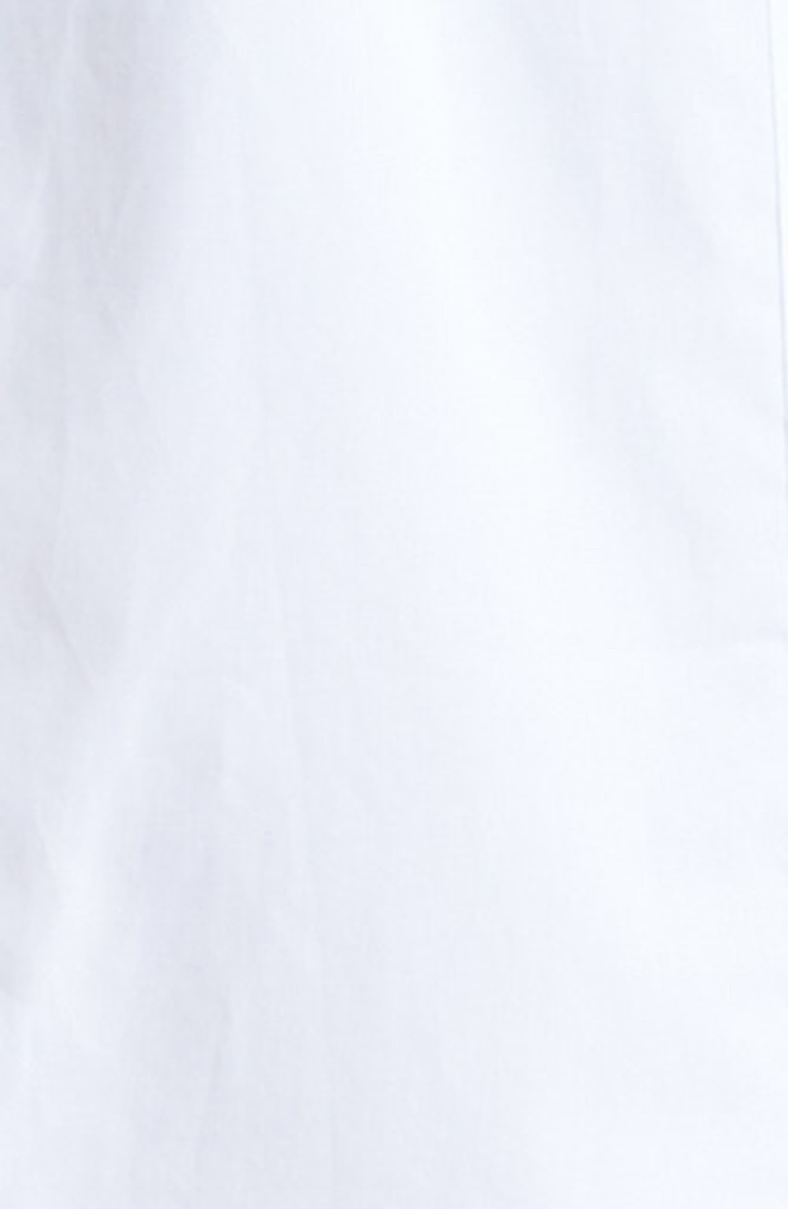 Emporio Armani Long Sleeve Cotton Poplin Button-Up Shirtdress in Solid White at Nordstrom - 6