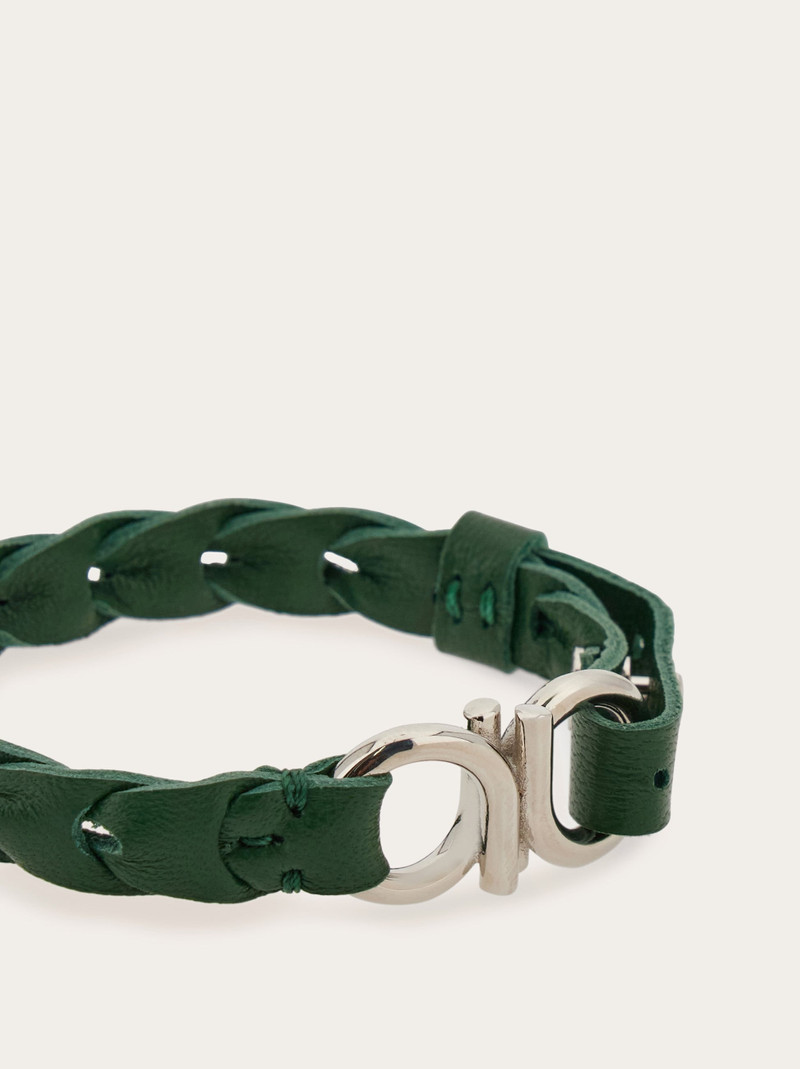 FERRAGAMO Braided Gancini bracelet outlook