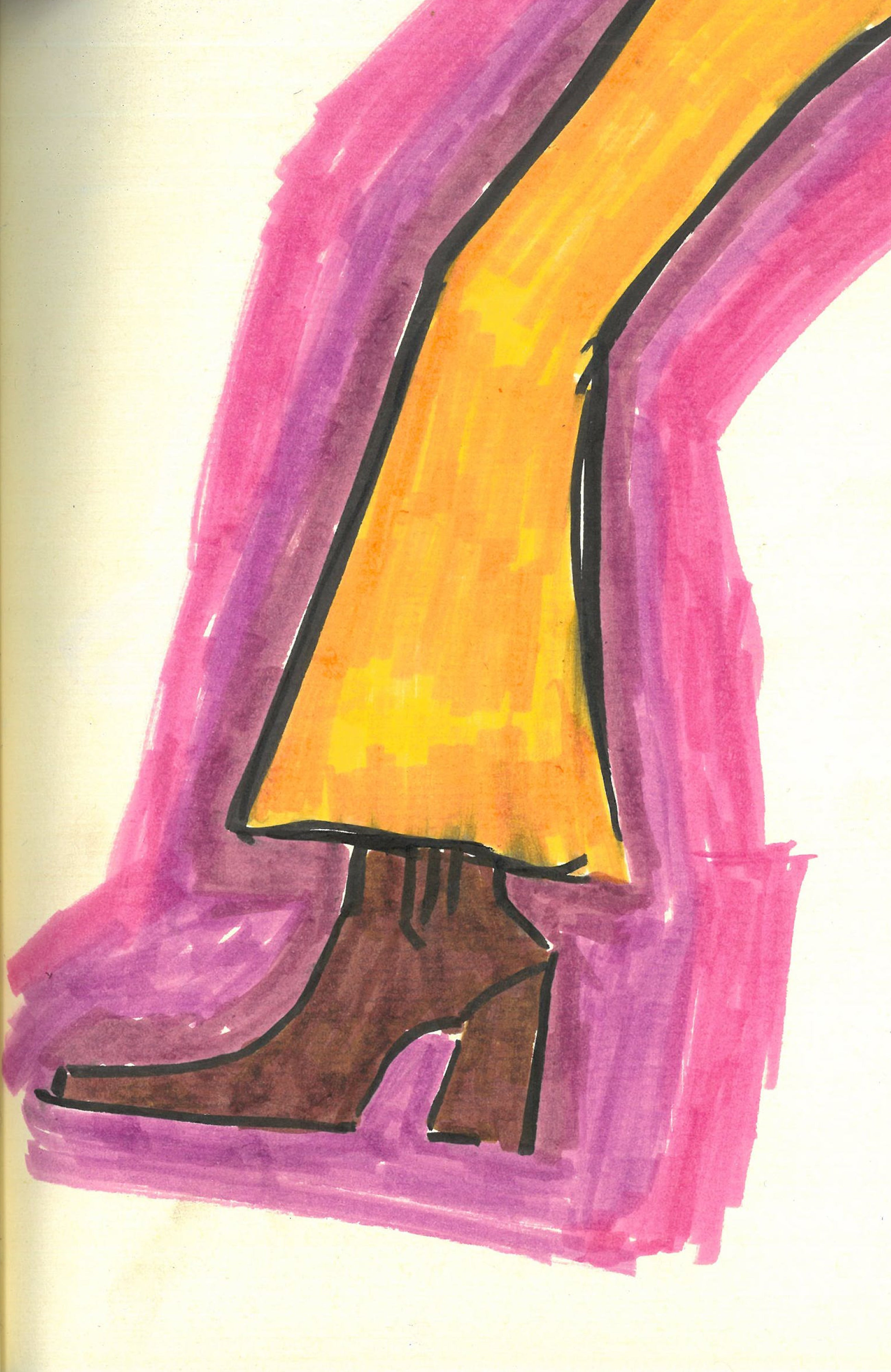 Luke High Heel Boot in Chocolate Leather - 4