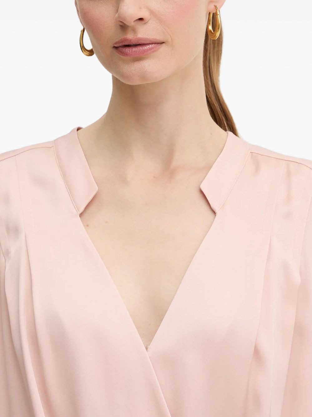 sleeveless wrap top - 4
