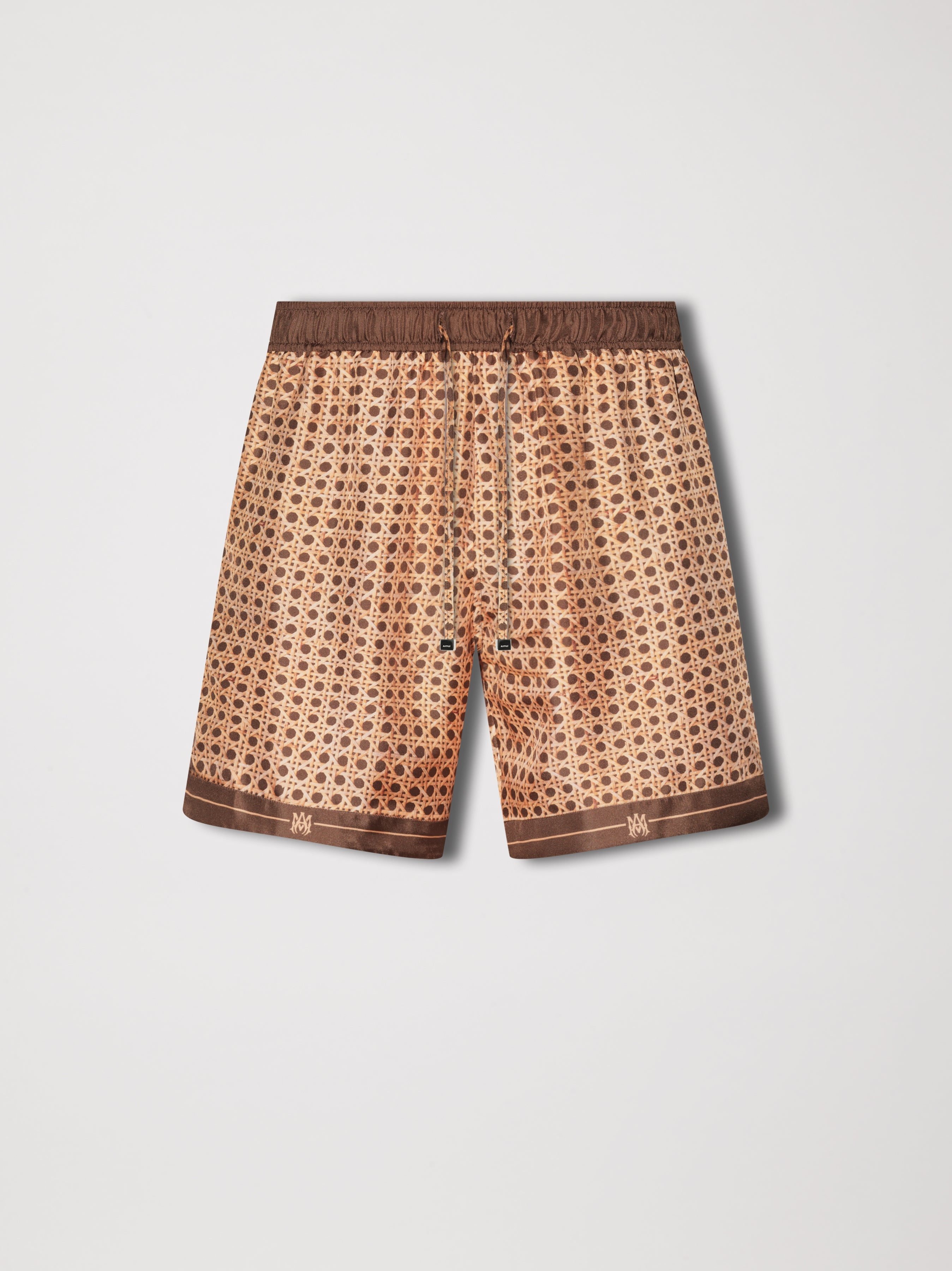 AMIRI WEAVE PATTERN SILK SHORT - 1