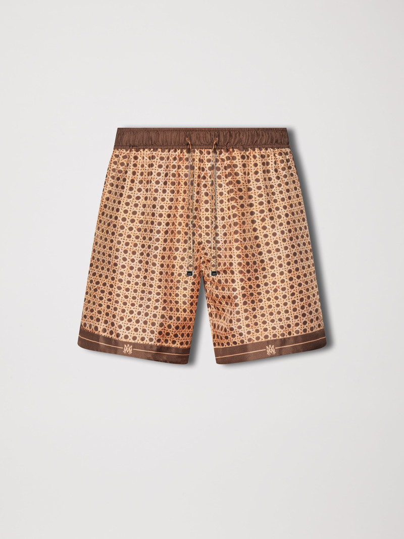 AMIRI WEAVE PATTERN SILK SHORT 1