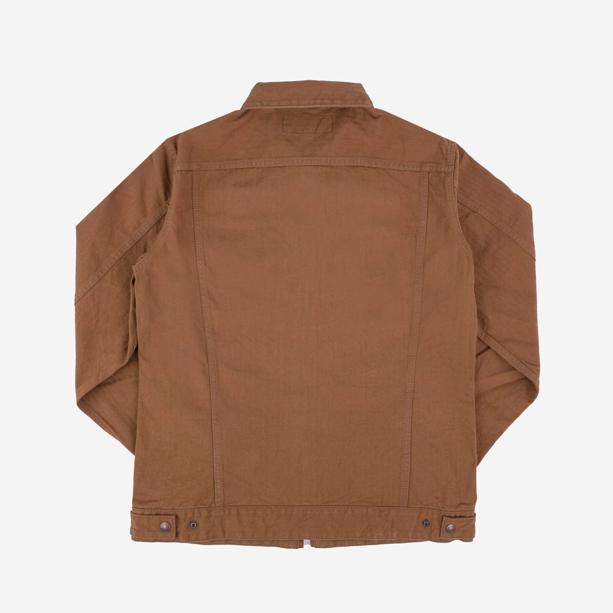 IHJ-124-BRN 10oz Herringbone Work Jacket - Brown - 6