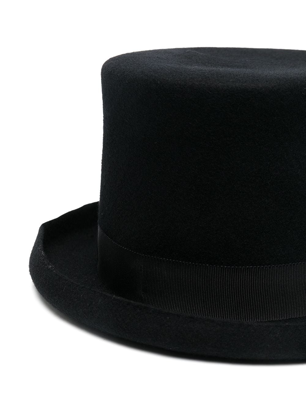 ribbon-trim top hat - 2