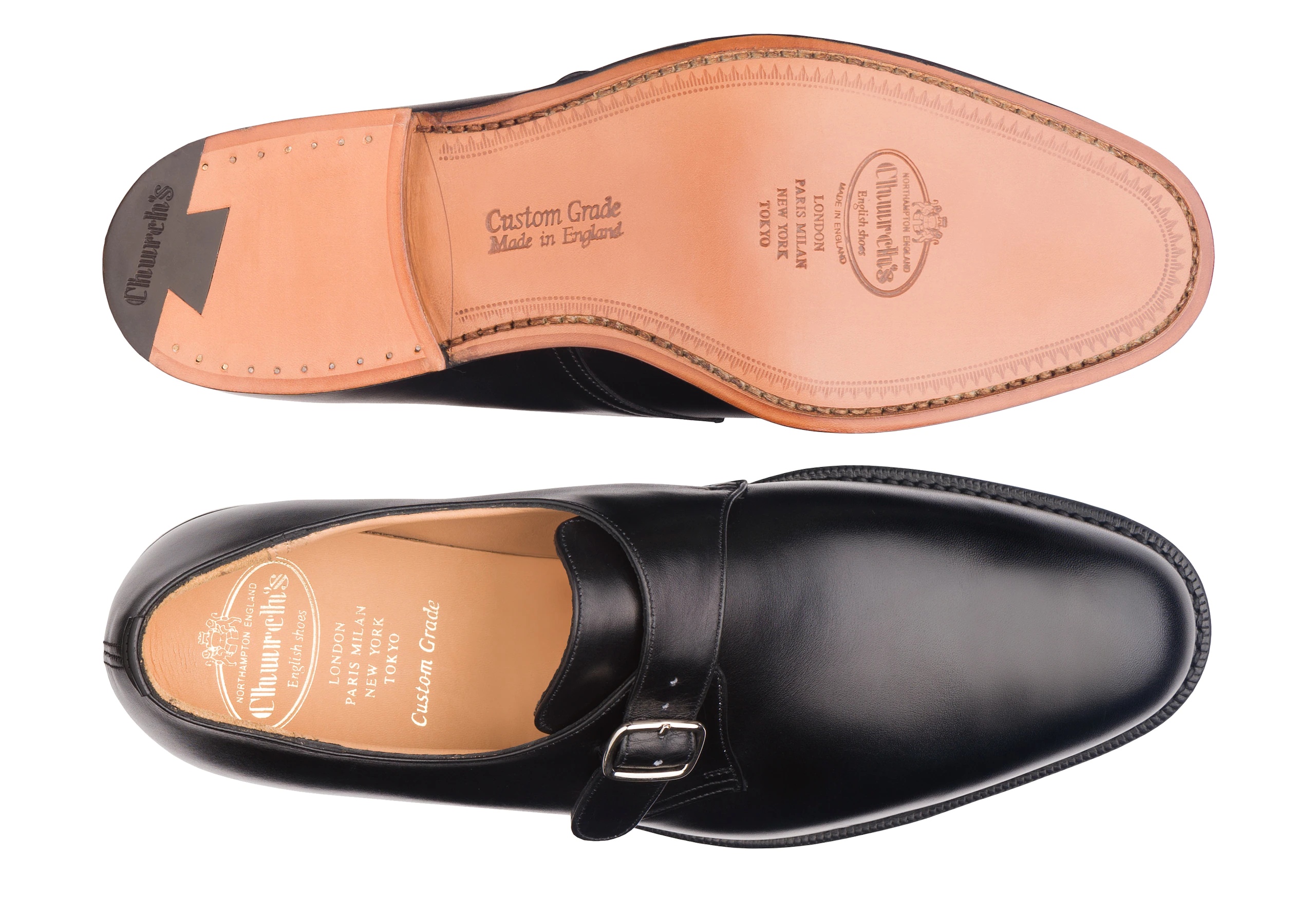 Becket 173
Calf Leather Monk Strap Black - 3