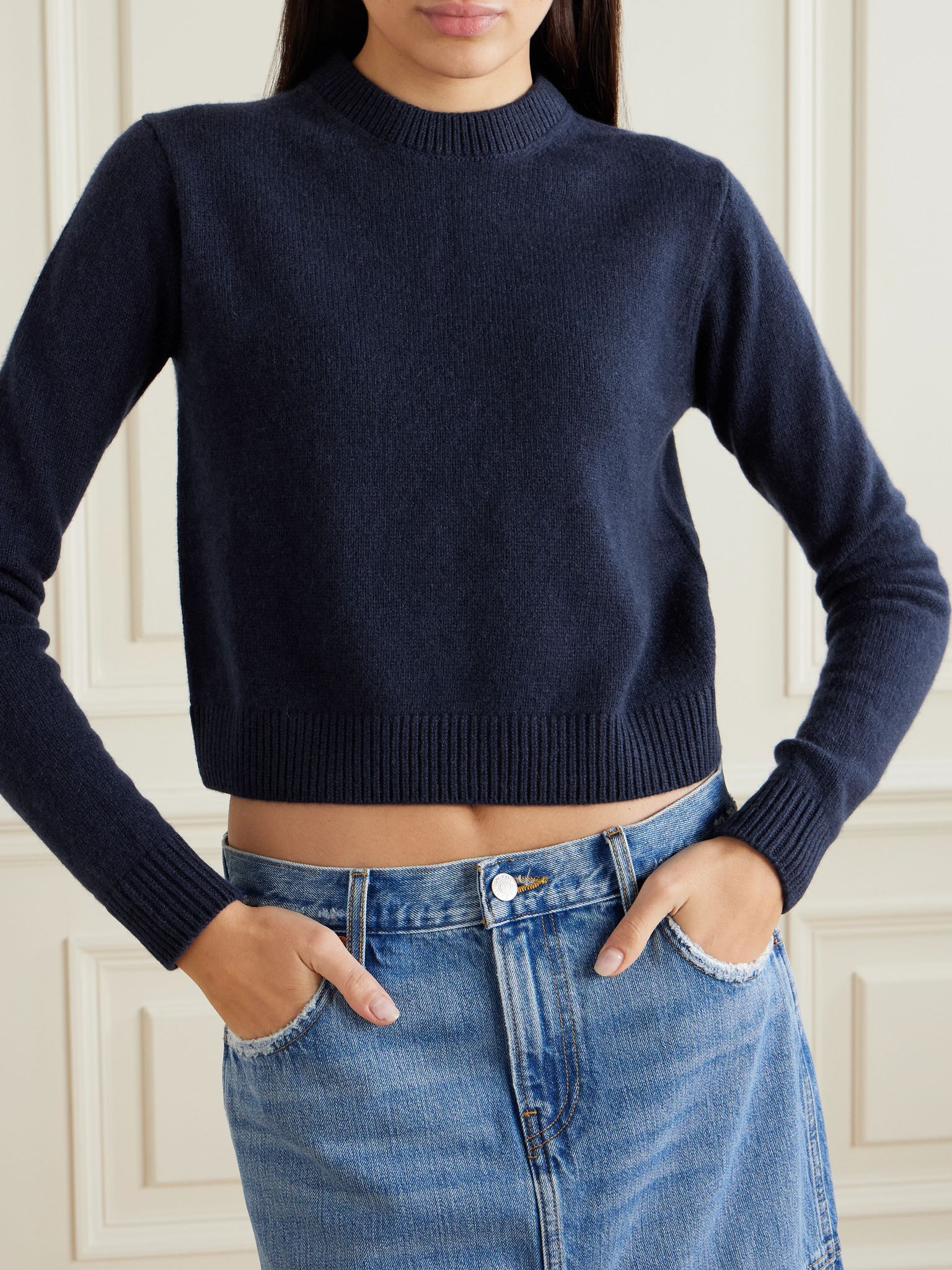 Cashmere sweater Navy - 3